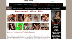 Desktop Screenshot of extremfetisch.com